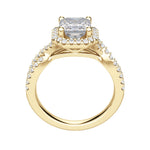 Load image into Gallery viewer, LUSH ASSCHER CUT MOISSANITE ENGAGEMENT RING