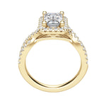Load image into Gallery viewer, LUSH EMERALD CUT MOISSANITE ENGAGEMENT RING