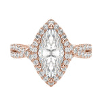 Load image into Gallery viewer, LUSH MARQUISE CUT MOISSANITE ENGAGEMENT RING