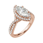 Load image into Gallery viewer, LUSH MARQUISE CUT MOISSANITE ENGAGEMENT RING