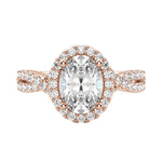 Load image into Gallery viewer, LUSH OVAL CUT MOISSANITE ENGAGEMENT RING