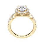 Load image into Gallery viewer, LUSH OVAL CUT MOISSANITE ENGAGEMENT RING