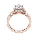 Load image into Gallery viewer, LUSH PEAR CUT MOISSANITE ENGAGEMENT RING