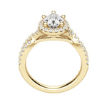 Load image into Gallery viewer, LUSH PEAR CUT MOISSANITE ENGAGEMENT RING