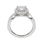 Load image into Gallery viewer, LUSH ROUND CUT MOISSANITE ENGAGEMENT RING