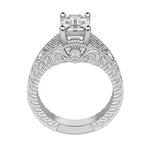 Load image into Gallery viewer, LUXE EMERALD CUT MOISSANITE ENGAGEMENT RING