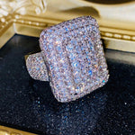 Load image into Gallery viewer, LUXURY STYLE HIGH END JEWELRY BUSS DOWN 925 SILVER VVS MOISSANITE MAN’S RING