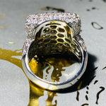 Load image into Gallery viewer, LUXURY STYLE HIGH END JEWELRY BUSS DOWN 925 SILVER VVS MOISSANITE MAN’S RING