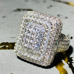 Load image into Gallery viewer, LUXURY STYLE HIGH END JEWELRY BUSS DOWN 925 SILVER VVS MOISSANITE MAN’S RING
