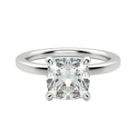Load image into Gallery viewer, LYRE CLASSIC CUSHION CUT MOISSANITE ENGAGEMENT RING
