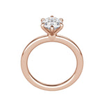 Load image into Gallery viewer, LYRE CLASSIC OVAL CUT MOISSANITE ENGAGEMENT RING