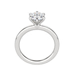 Load image into Gallery viewer, LYRE CLASSIC OVAL CUT MOISSANITE ENGAGEMENT RING
