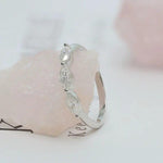 Load image into Gallery viewer, MARQUISE CUT DAINTY MOISSANITE STACKING WEDDING RING