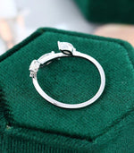 Load image into Gallery viewer, MARQUISE CUT WHITE GOLD VINTAGE CLUSTER DIAMOND MOISSANITE WEDDING MATCHING BAND