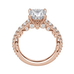 Load image into Gallery viewer, MAUD PRINCESS CUT MOISSANITE ENGAGEMENT RING