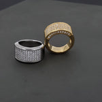 Load image into Gallery viewer, MEN’S ICE OUT PAVE PINKY RING GOLD PLATED HIP HOP JEWELRY/PERFECT GIFT FOR HIM