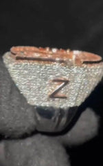 Load image into Gallery viewer, MOISSANITE DIAMOND CUSTOMIZED RING JEWELRY HIP HOP JEWELRY ICE OUT RAPPER RING