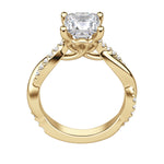 Load image into Gallery viewer, MORA PRINCESS CUT MOISSANITE ENGAGEMENT RING