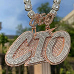 Load image into Gallery viewer, NAME HIP HOP MOISSANITE CHARM ICED OUT PENDANT