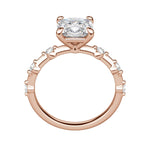 Load image into Gallery viewer, NAPA CUSHION CUT MOISSANITE ENGAGEMENT RING