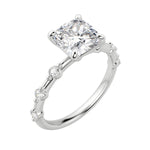 Load image into Gallery viewer, NAPA CUSHION CUT MOISSANITE ENGAGEMENT RING