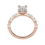 Load image into Gallery viewer, NAPA EMERALD CUT MOISSANITE ENGAGEMENT RING