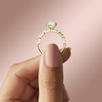 Load image into Gallery viewer, NAPA HEART CUT MOISSANITE ENGAGEMENT RING