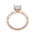 Load image into Gallery viewer, NAPA OVAL CUT MOISSANITE ENGAGEMENT RING