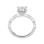 Load image into Gallery viewer, NAPA OVAL CUT MOISSANITE ENGAGEMENT RING