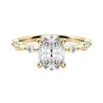 Load image into Gallery viewer, NAPA OVAL CUT MOISSANITE ENGAGEMENT RING