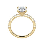Load image into Gallery viewer, NAPA OVAL CUT MOISSANITE ENGAGEMENT RING