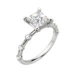 Load image into Gallery viewer, NAPA PRINCESS CUT MOISSANITE ENGAGEMENT RING