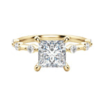 Load image into Gallery viewer, NAPA PRINCESS CUT MOISSANITE ENGAGEMENT RING