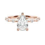 Load image into Gallery viewer, NAPA PEAR CUT MOISSANITE ENGAGEMENT RING