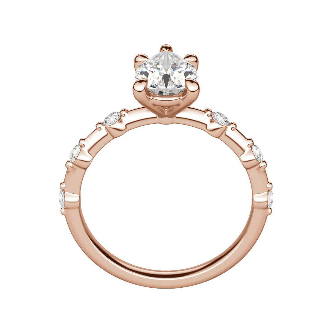 NAPA PEAR CUT MOISSANITE ENGAGEMENT RING