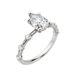 Load image into Gallery viewer, NAPA PEAR CUT MOISSANITE ENGAGEMENT RING
