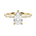 Load image into Gallery viewer, NAPA PEAR CUT MOISSANITE ENGAGEMENT RING