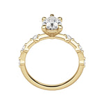 Load image into Gallery viewer, NAPA PEAR CUT MOISSANITE ENGAGEMENT RING