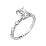 Load image into Gallery viewer, NAPA RADIANT CUT MOISSANITE ENGAGEMENT RING