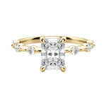 Load image into Gallery viewer, NAPA RADIANT CUT MOISSANITE ENGAGEMENT RING