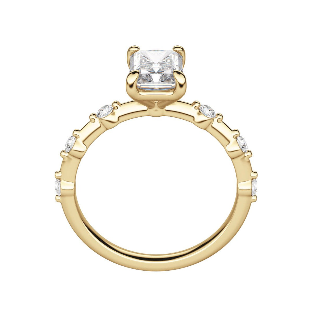 NAPA RADIANT CUT MOISSANITE ENGAGEMENT RING