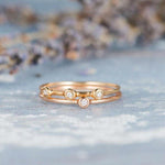 Load image into Gallery viewer, OPEN STACKING BEZEL SET DIAMOND RING SET