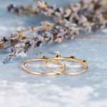 Load image into Gallery viewer, OPEN STACKING BEZEL SET DIAMOND RING SET