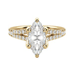 Load image into Gallery viewer, RAIA MARQUISE CUT MOISSANITE ENGAGEMENT RING
