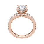 Load image into Gallery viewer, RAIA ROUND CUT MOISSANITE ENGAGEMENT RING