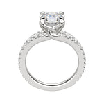 Load image into Gallery viewer, RAIA ROUND CUT MOISSANITE ENGAGEMENT RING