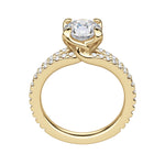 Load image into Gallery viewer, RAIA ROUND CUT MOISSANITE ENGAGEMENT RING