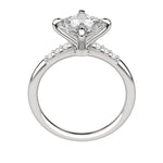 Load image into Gallery viewer, RHOS CUSHION CUT MOISSANITE ENGAGEMENT RING