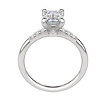 Load image into Gallery viewer, RHOS EMERALD CUT MOISSANITE ENGAGEMENT RING