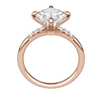 Load image into Gallery viewer, RHOS PRINCESS CUT MOISSANITE ENGAGEMENT RING